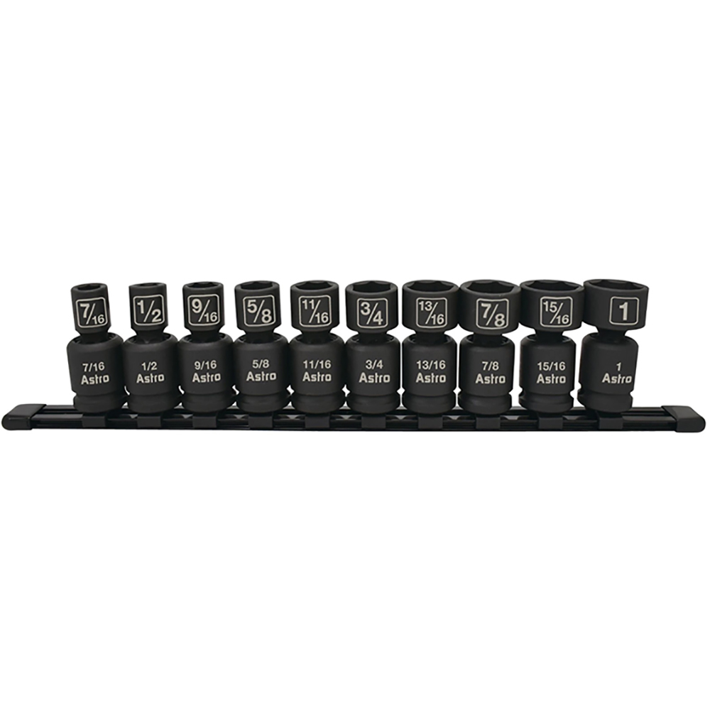 thumbnail image 2 of 78113 Metric Astro Pneumatic 13PC 1/4'' Drive Low Profile Nano Impact 2 of 12