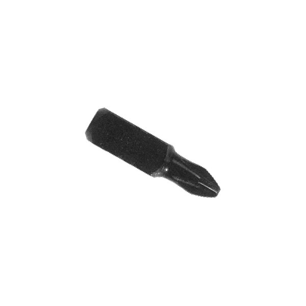 Zephyr D1254XX #4 Phillips 5/16'' Square Shank Insert Bit | Bit Hardness Extra Hard | Overall Length 1''